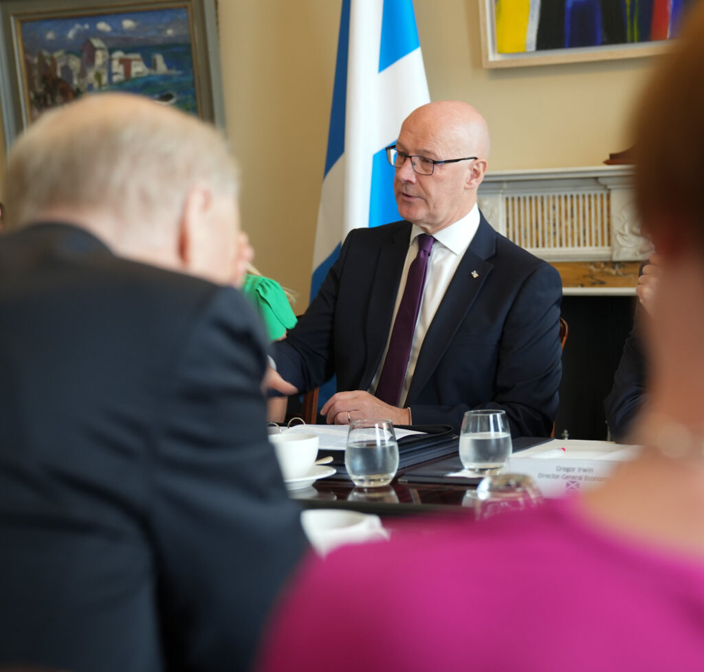 First Minister John Swinney