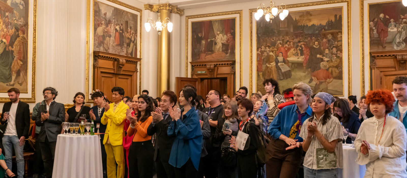 Attendees of the 2026 Edinburgh Fringe Asian Art Awards Awards at the Edinburgh City Chambers (photo credit Matt Sime)