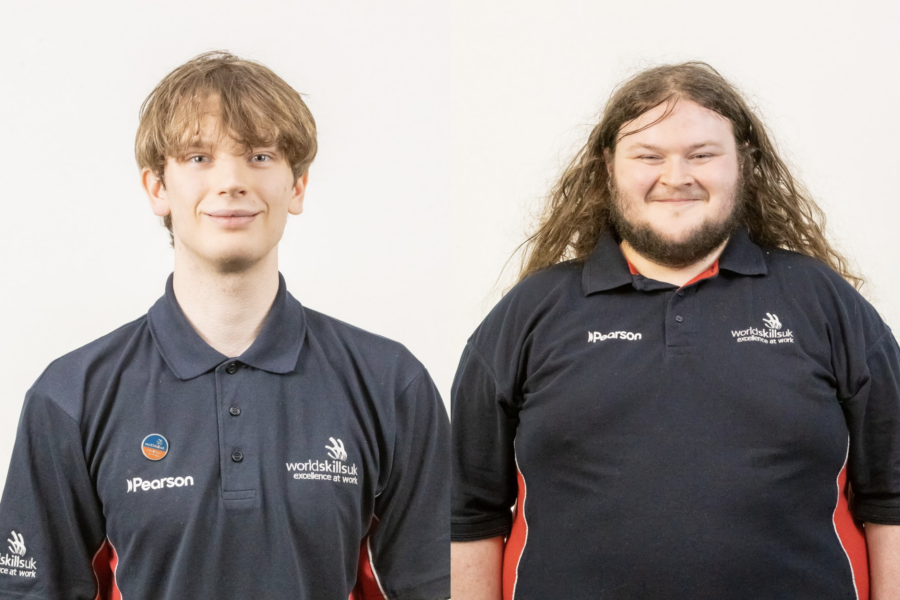 Portrait photos of Charlie Priestley and Stuart Lyons