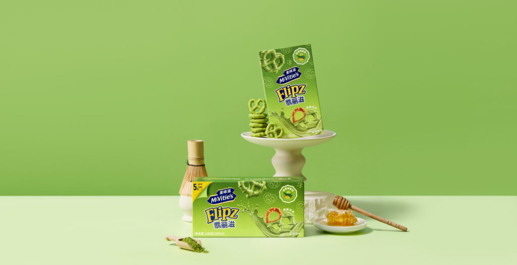 McVitie's new product for the Chinese Market – Flipz Matcha Honey
